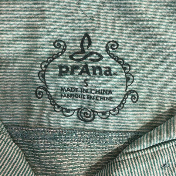 Prana Striped Long Sleeve Button Down Top - Size Small - Picture 5 of 5